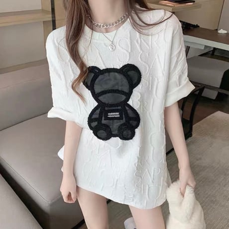 Teddy Patch Tops 2色