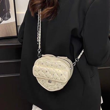 Crystal Quilted Bag 3色
