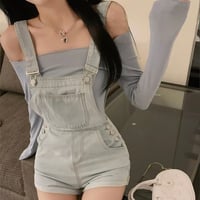 Light Denim Salopette