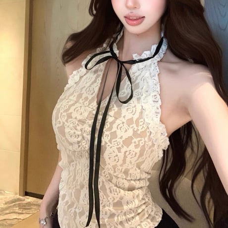 Lace Halter Top