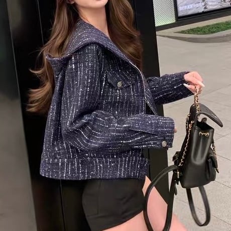 Tweed Hood Jacket