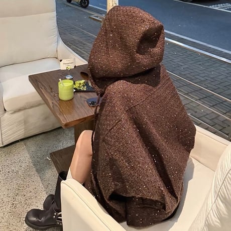Tweed Zip Hoodie