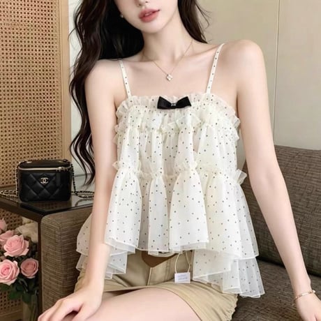 Dot Veil Top
