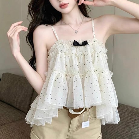 Dot Veil Top
