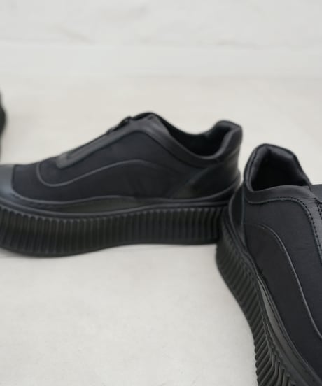 Cow leather　ZIP sneakers【ラスト1点】