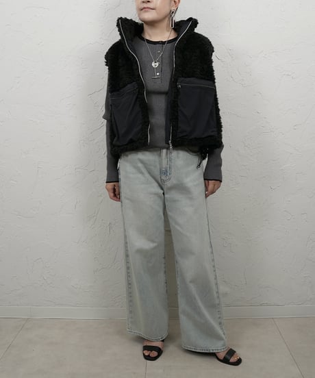 【WYTE】　ご予約 数量限定　Wool Boa & Nylon Σ LINE Hybrid VT