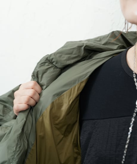 【WYTE】　ご予約 数量限定　Light Nylon Δ LINE Hooded Down CT