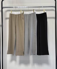 【MARGAUX VINTAGE】　ご予約 ウエストロゴストレートパンツ