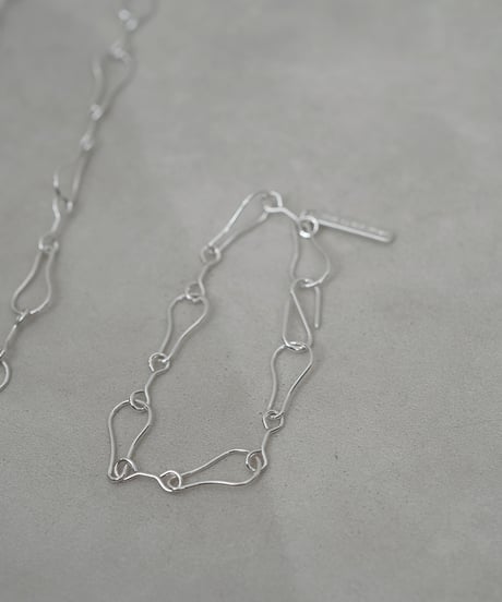 Clip motif chain bracelet