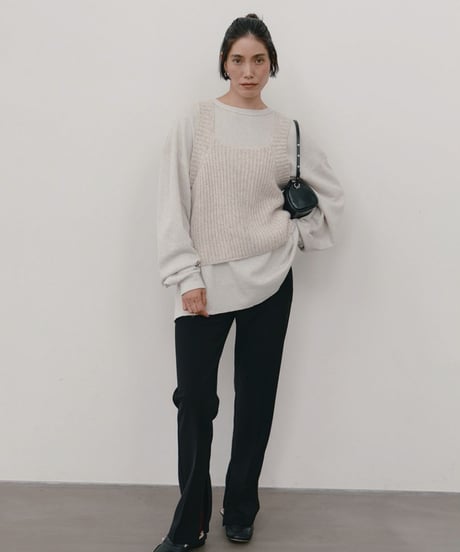 【YENN】　ご予約  CHUNKY KNIT VEST