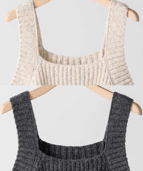 【YENN】　ご予約  CHUNKY KNIT VEST