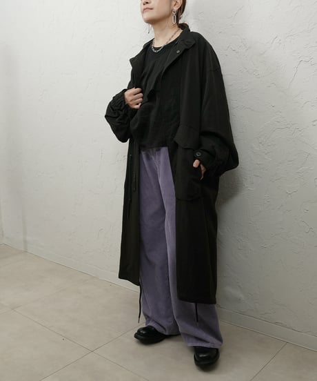 WASHED LONG COAT【blackラスト２点】