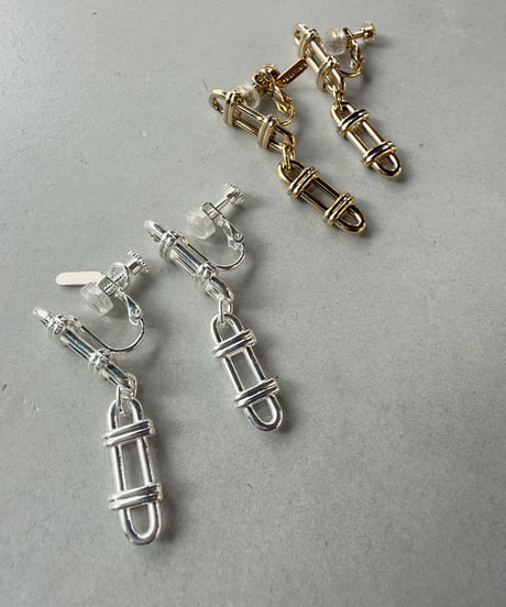 【Sea'ds Mara】　ご予約 Frame link chain　Earring