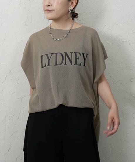 Embroidered　sheer knit 【ラスト2点】