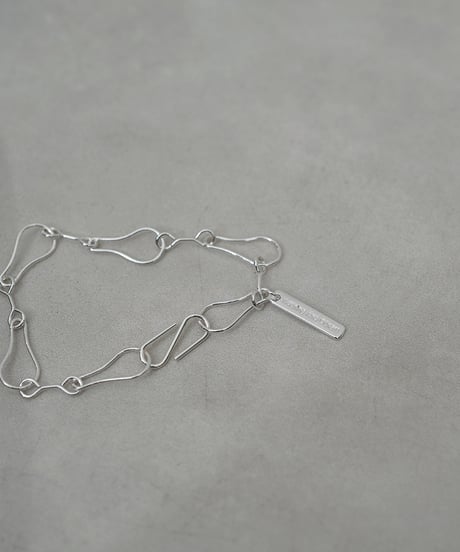 Clip motif chain bracelet