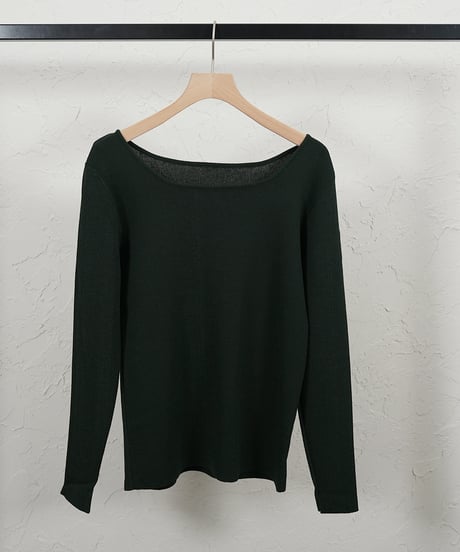 Square knit pullover