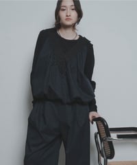 【CYAN tokyo】　ご予約  レースネックバルーンベスト