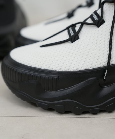 Mesh-knit High-Top Chunky Boots【ラスト1.2点】