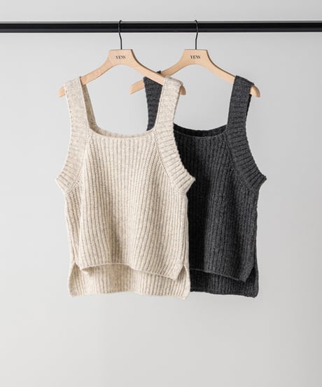 【YENN】　ご予約  CHUNKY KNIT VEST