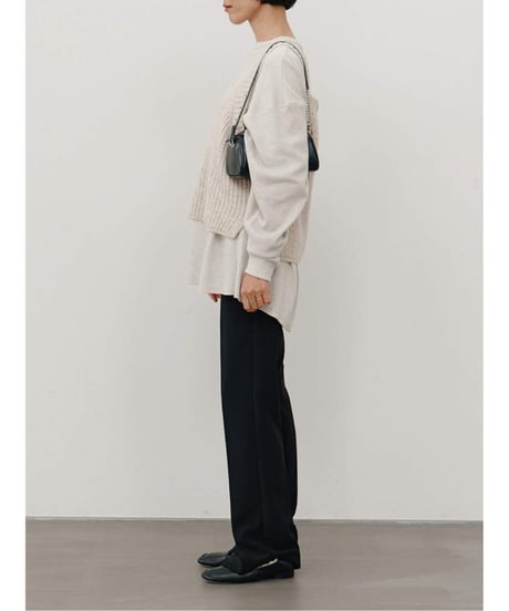 【YENN】　ご予約  CHUNKY KNIT VEST