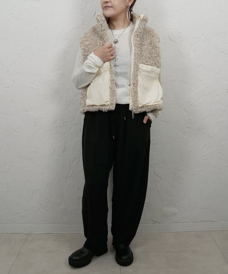 【WYTE】　ご予約 数量限定　Wool Boa & Nylon Σ LINE Hybrid VT
