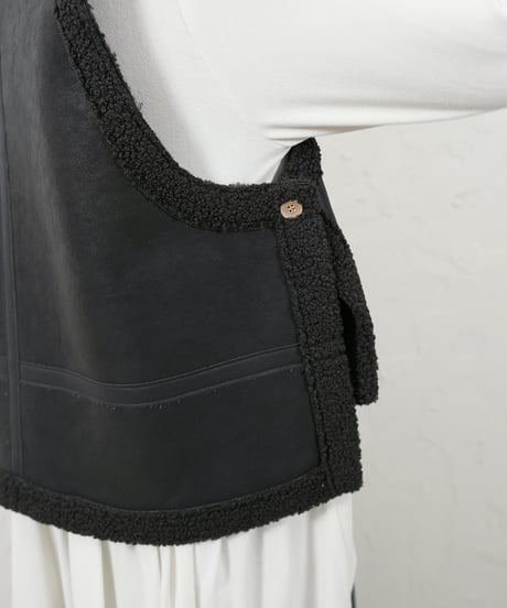 Back over mouton vest 【ラスト1点】