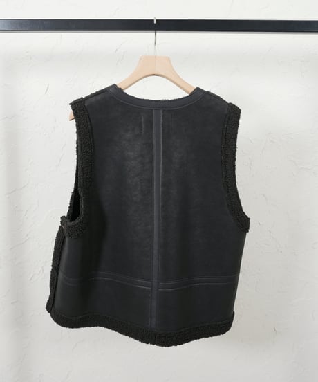 Back over mouton vest 【ラスト1点】