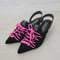 Knit Lace-Up Sneaker Heel