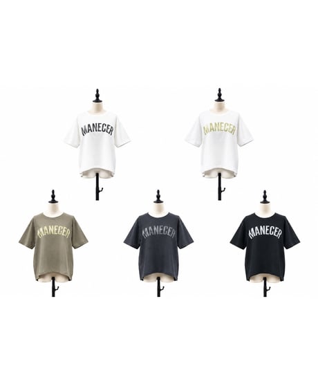 【siro de labonte】　ご予約 highgauge cotton AMANECER Tshirt(ｸﾞﾘｯﾀｰ）