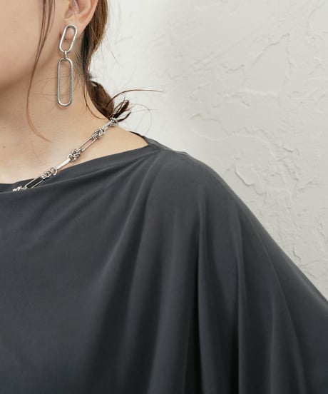 Powdery dolman pullover【charcoalラスト1点】