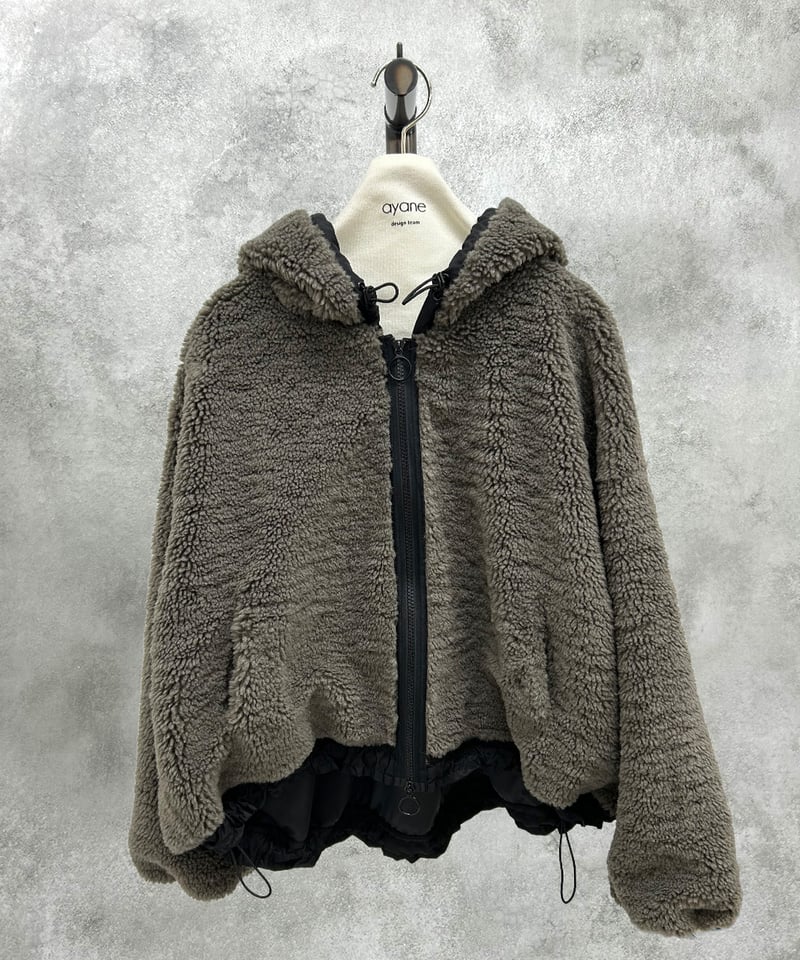 ayane】 ご予約 ボアフーディショートブルゾン | select shop Liren