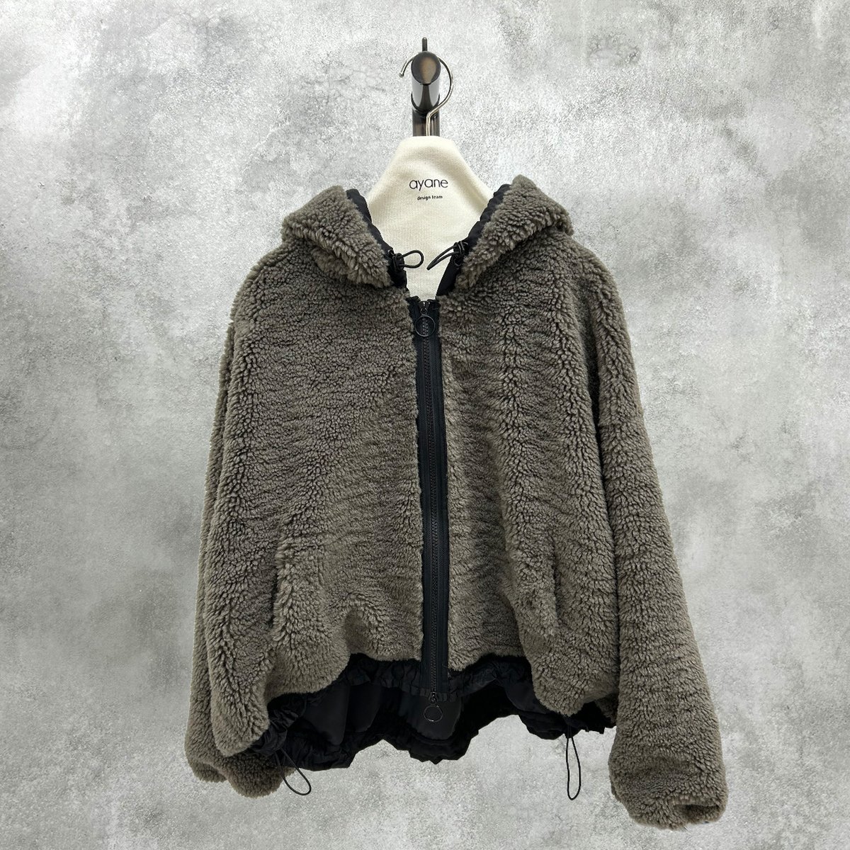 ayane】 ご予約 ボアフーディショートブルゾン | select shop Liren