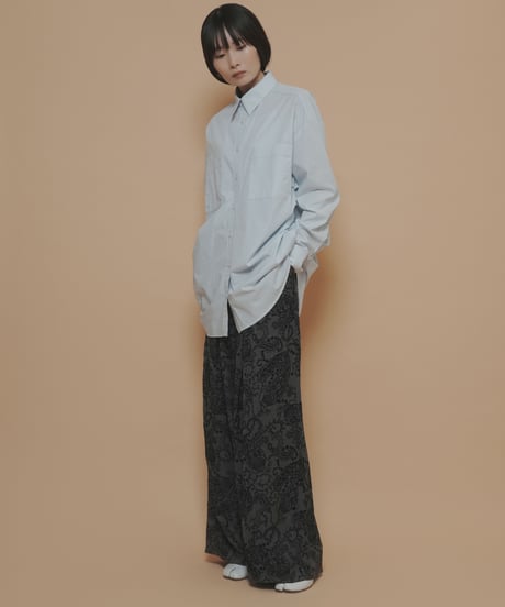 【cyan_tokyo】　ご予約 エアリータックロングシャツ