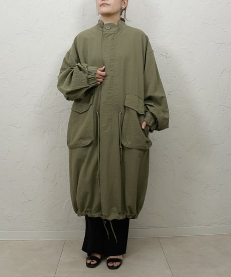 WASHED LONG COAT【blackラスト２点】