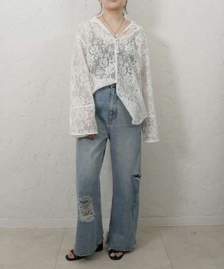PORTABLE LACE HOODIE