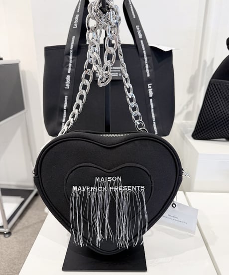 【MAISON MAVERICK】　ご予約  Signature Fringe Heart Chain Bag