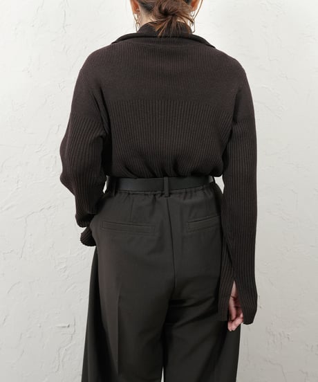 Turtle  rib knit pullover 追加！