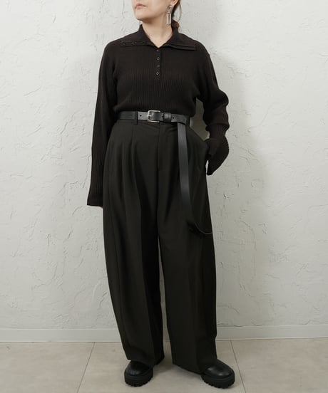 Turtle  rib knit pullover 追加！