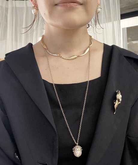 【Sead's Mara】　ご予約  Acorn pearl earrings
