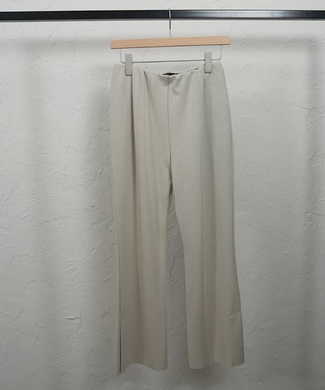 再再再販！Soft rib flare pants