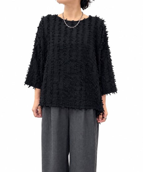 【siro delabonte】　ご予約fring jacquard wide pullover