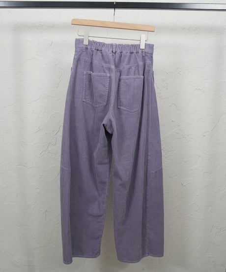 Corduroy curve pants