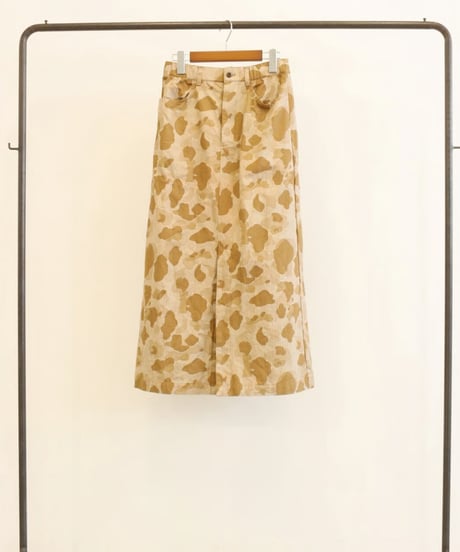 【Le Melange】　ご予約 DUCK HUNTER CAMO RIVER スカート