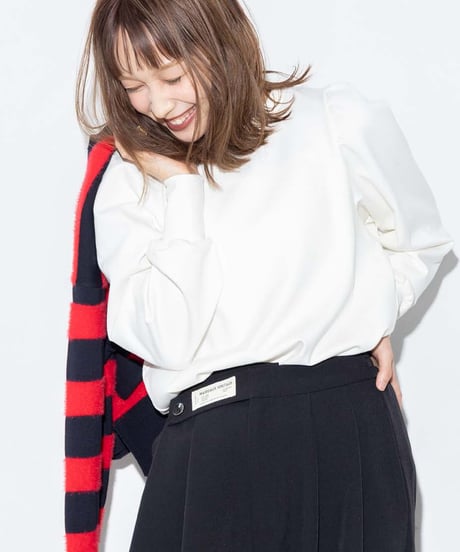 【MARGAUX VINTAGE】　ご予約  ウエストデザインタックパンツ