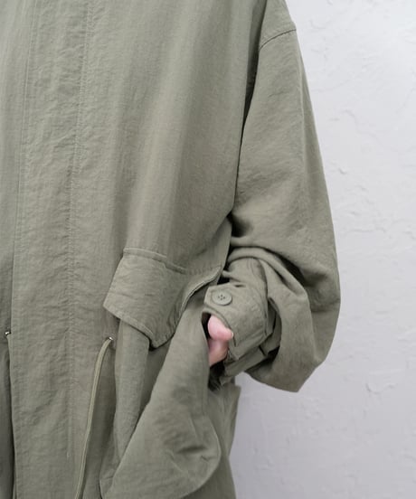 WASHED LONG COAT【blackラスト２点】