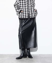 【MARGAUX VINTAGE】　ご予約  レザーラップスカート