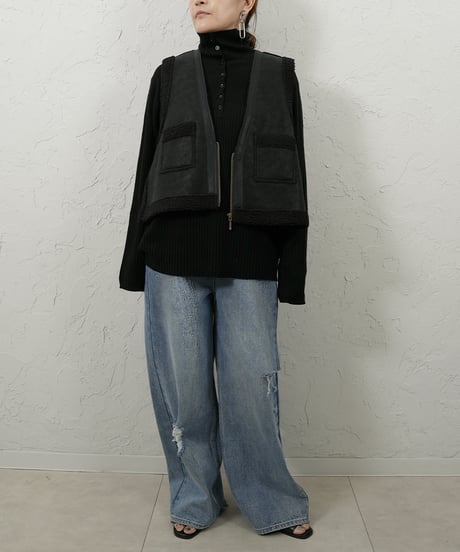Turtle  rib knit pullover 追加！