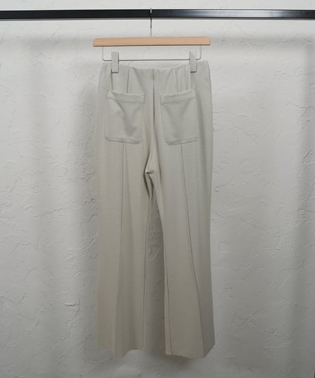 再再再販！Soft rib flare pants