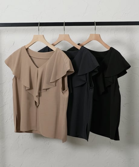 Frill tops 【beige ラスト2点】