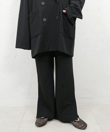 再再再販！Soft rib flare pants